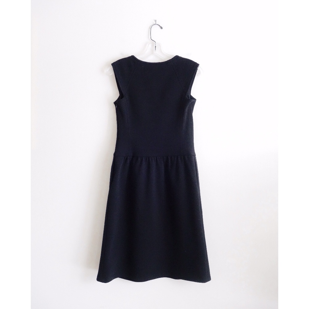 Ralph Lauren Black Label Black Wool Dress sz 6 - Picture 2 of 3
